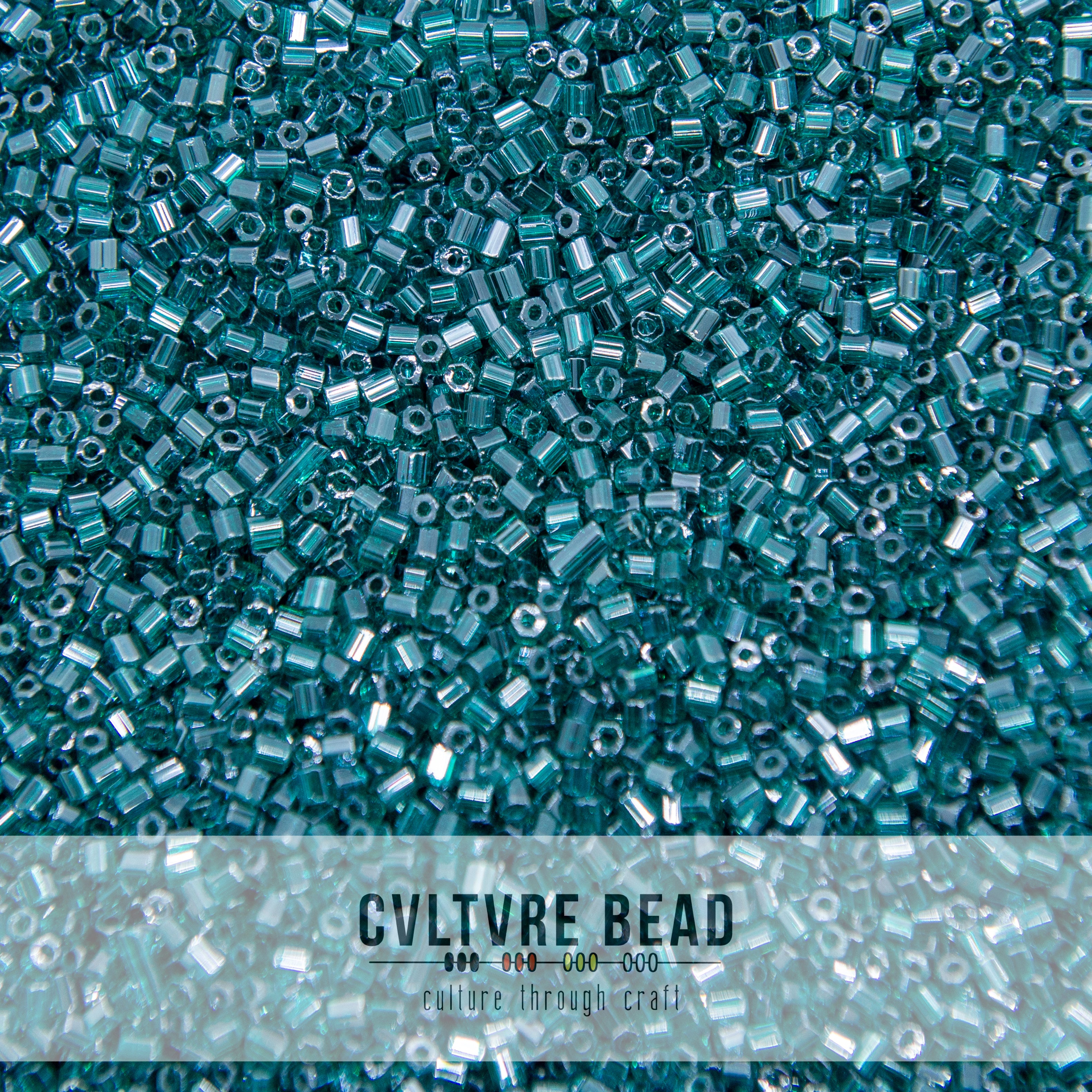 Czech 2-cut 10/0 Teal Green Luster 20g